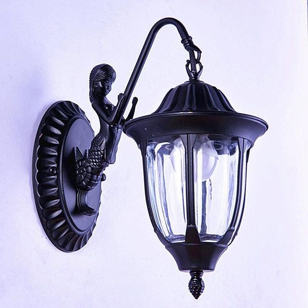 

american retro wall lamp balcony moisture-proof creative living room iron gate aisle bedroom light
