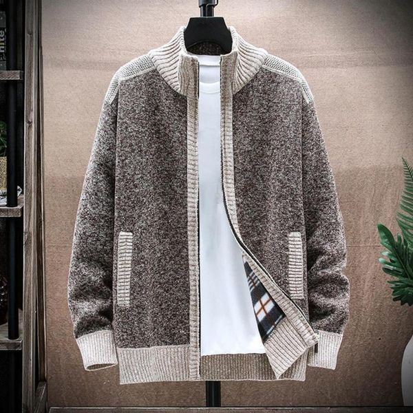 

men's jackets men coat fabulous contrast colors pockets jacket quick dry winter, Black;brown