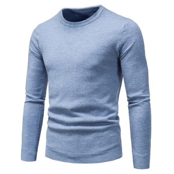 

men's sweaters 2021 autumn winter simple solid color pullover long sleeve sweater plus size o-neck slim stretch men, White;black
