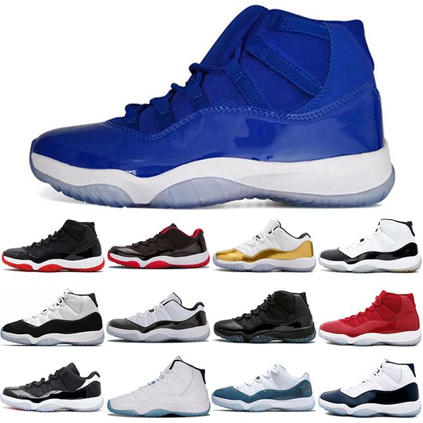 

designer 11s 11 basketball shoes womens mens platinum tint gamma high bred low outdoors sports sneakers trainers size 36-46