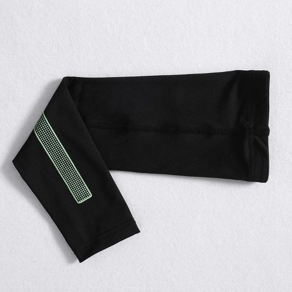 

cycling basketball running anti uv arm sleeve warmers compression elbow pad cuff k43e & knee pads, Black;gray