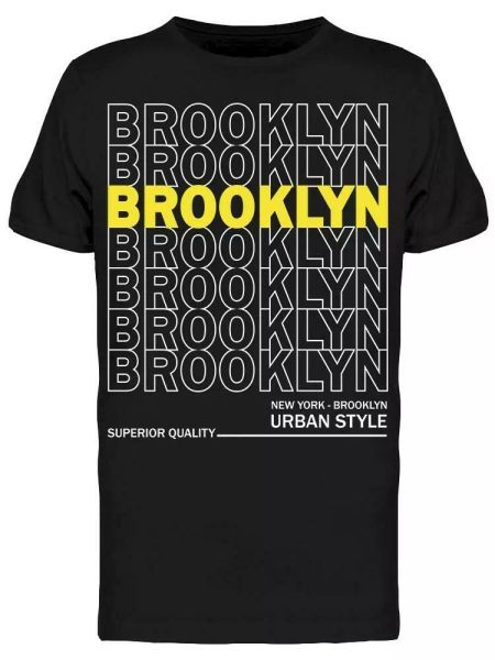 

urban style lettering design tee men's -image by shutterstock, White;black