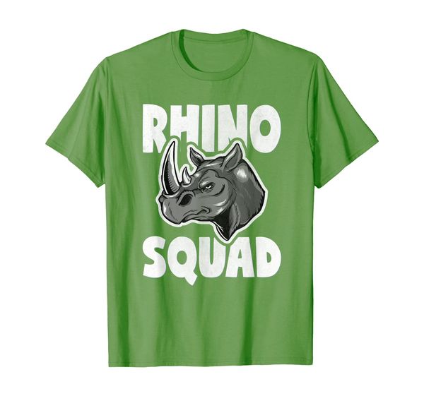 

rhino squad vintage retro rhinoceros love team t-shirt, White;black