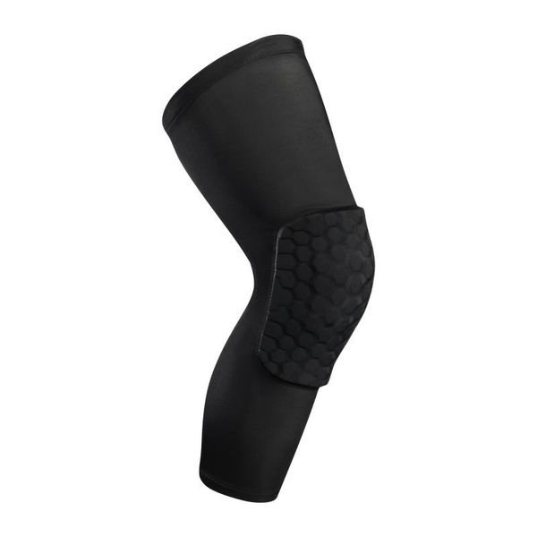 

honeycomb knee pads leg protection anti-collision anti-fall breathable running warm sports protective gear elbow &, Black;gray