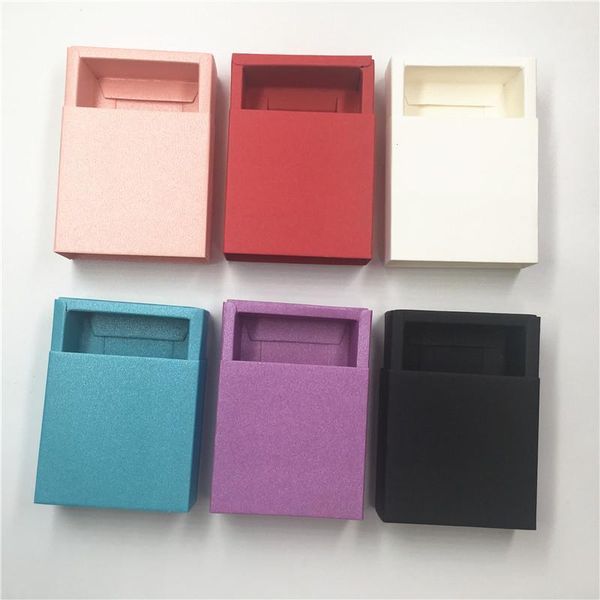 

gift wrap 20 pcs colored paper drawer type box cute paperboard for cookie chocolate packaging boxes1