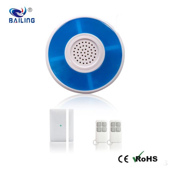 

wireless strobe siren with remote control and door alarm sensor systems