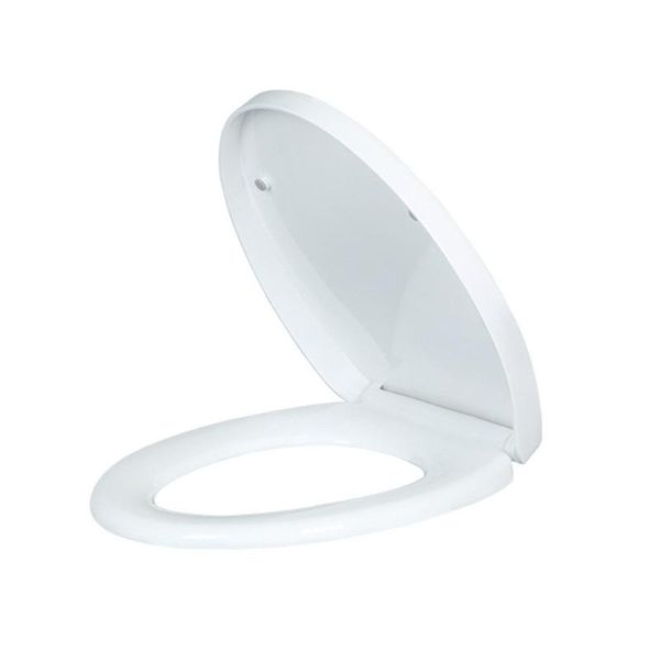 

toilet seat covers slow close never loosen pp plastic antiskid lid white thick