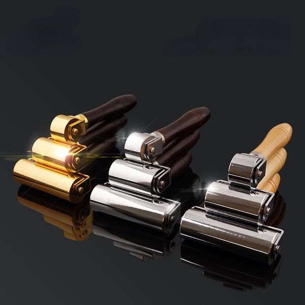 

hand tools 1pcs leather roller pusher blank holder diy manual pressing tool solid