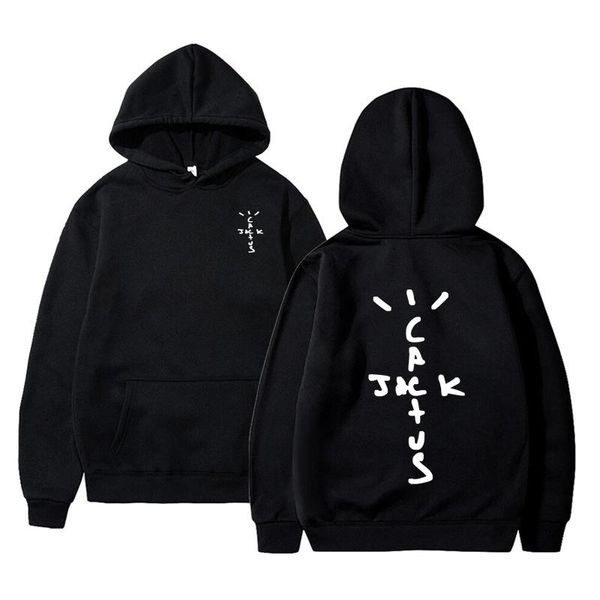 

men's hoodies & sweatshirts travis scotts hip hop cactus jack swag print funny women men hooded sweatshirt casual pullover harajuku, Black