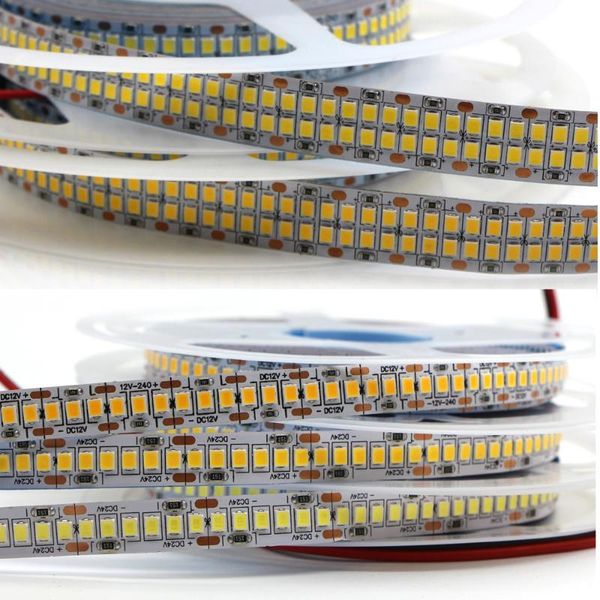 

strips super bright led strip12v 24v smd 2835 240leds/m 480leds/m flexible tape ip65/ip67 waterproof lights ribbon lamp 1m-5m