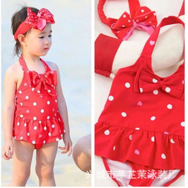 

children's swimsuit ollie the same lovely girl baby one-piece skirt with hair and spring bathing suit, Blue