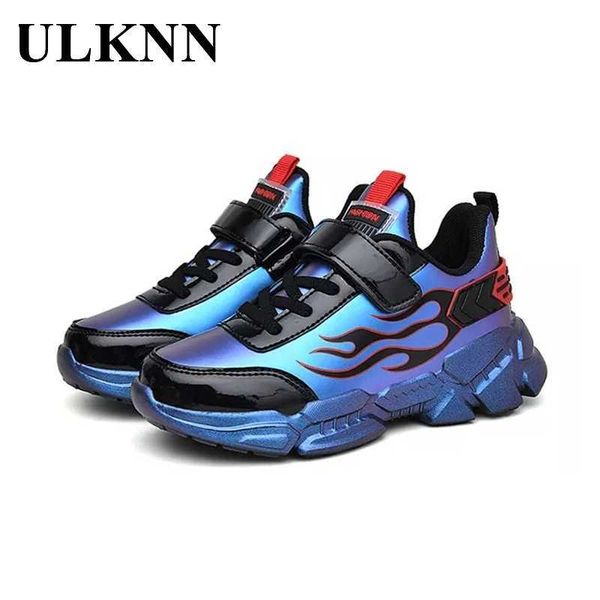 ULKNN Scarpe sportive invernali Casual Scarpe da ginnastica antiscivolo Calzature Fondo morbido EVA Corsa per bambini Ragazzi traspiranti Studenti Maschio G1025