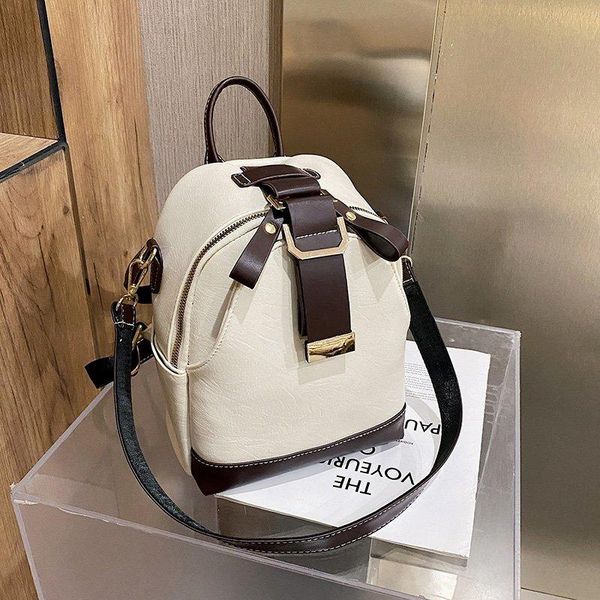 

backpack vintage patchwork women luxury design female shoulder bag ladies totes pu leather schoolbag backpacks bagpack