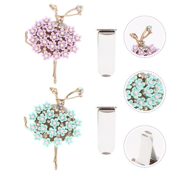 

pcs diamond ballet girl aroma clip car air vent freshener perfume ornament