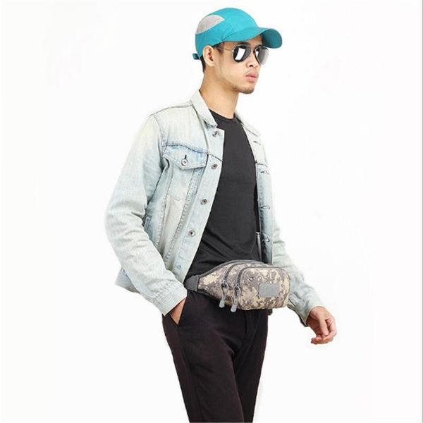 

outdoor bags travel pouch hidden zippered waist compact security money running / sport belt bag sports army