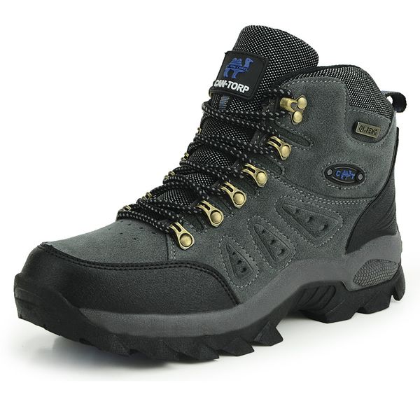 

36-48 autumn winter men women ankle boots leather tactical shoes new plus anti-skidding classical walking footwear summer hiking