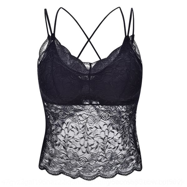 

jcf 2021 cross back slg lace lacewomen's hollow out women's underwear black long sling wrapped in chest with slim underwear, Red;black