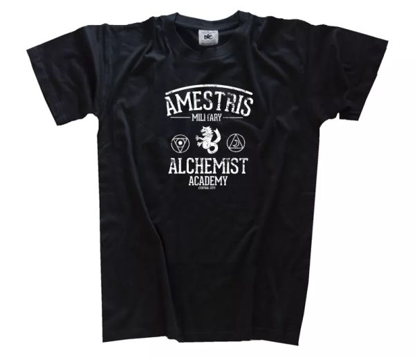 

amestris military - alchemist academy t-shirt s-xxxl, White;black