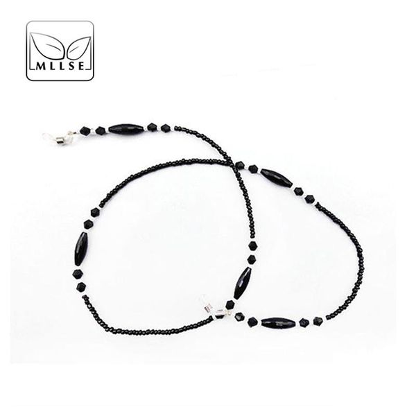 

sunglasses cases & bags mllse brand fashion eyeglasses chains women black bead reading glasses female presbyopia