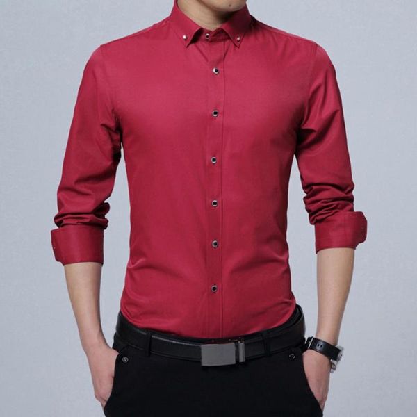 

men's casual shirts slim fabulous anti-wrinkle business shirt for work, White;black