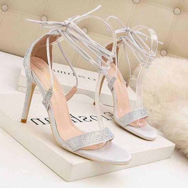 

sandals women high heels nightclub diamond sho, Black