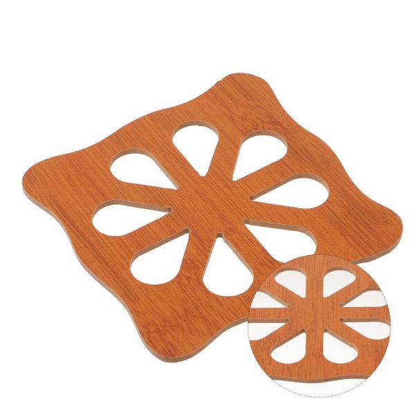 

mats & pads 10pcs hollow-out anti-skid decorative placemat home table mat orange