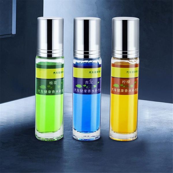 

car air freshener 3pcs flavors can be replaced perfume essential oil replenisher plant spice supplement