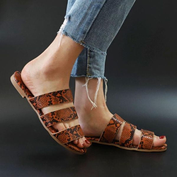 

slippers 2021 leopard women slipper summer open toe platform slide ladies fashion hollow light slip on wedge sandals shoes, Black
