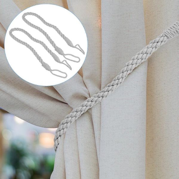 

curtain & drapes 2pcs durable simple hand-woven tie rope practical strap