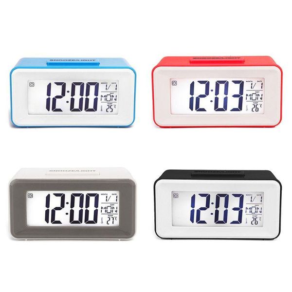 

digital led alarm clocks student with week snooze watch electronic table calendar lcd desk timer other & accessories