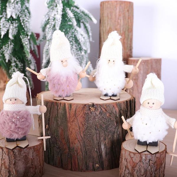 

christmas decorations merry for home angel doll hanging 2021 navidad gift ornaments noel xmas tree decor year 2022