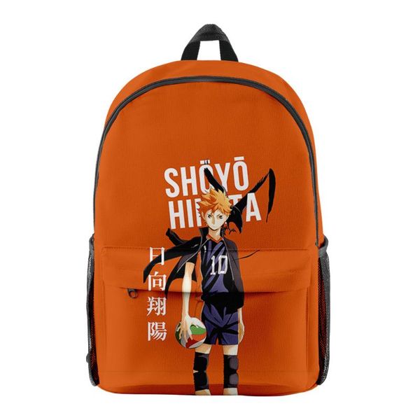 

backpack set funny haikyuu high school vollyball bags boys girls travel bag 3d oxford waterproof notebook shoulder backpacks