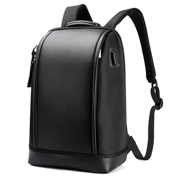 

backpack bopai shell-shaped business men's office work usb charging cool leather