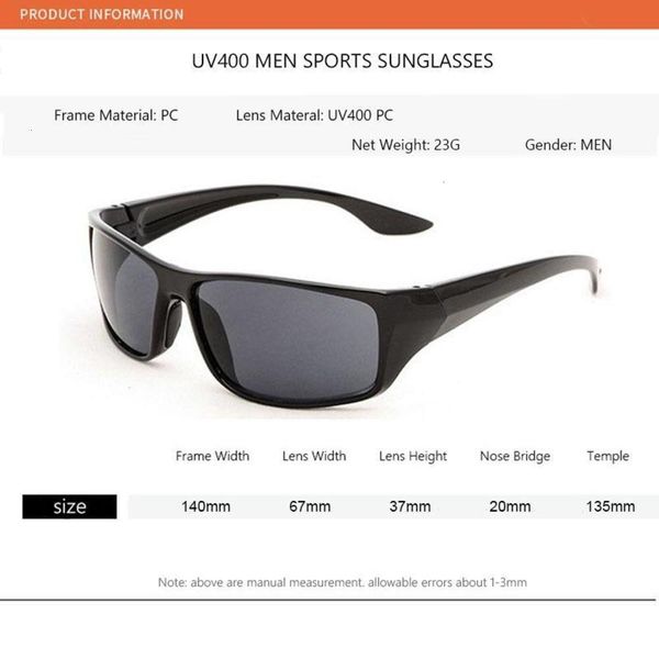 

fashionable sun frames men shades uv400 sunglasses plastic sun glass outdoor sports night vision glasses fishing driving for driver1, Black