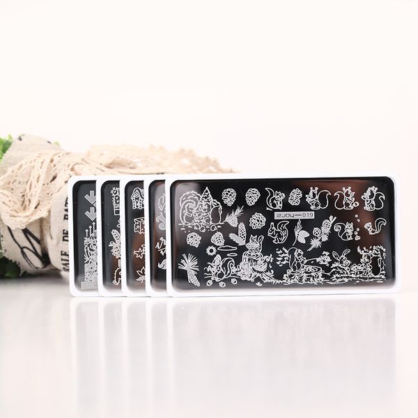 

zjoy11-20 independent rigid plate template nail printing tools