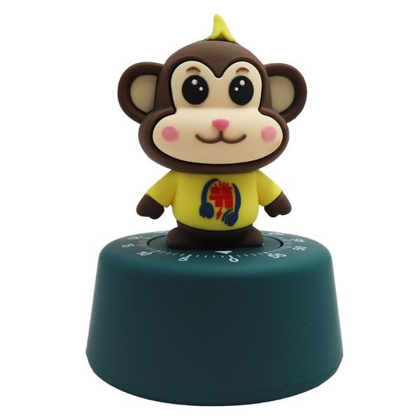 

timers kids cartoon cute animal shaped timer 60-minute countdown clock reminder kitchen cooking baking mechanical tools decor
