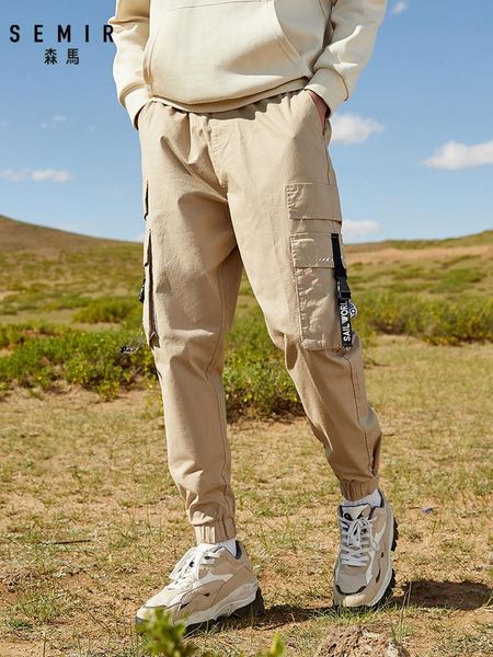 

overalls men casual pants autumn loose mens korean trend man men's, Black