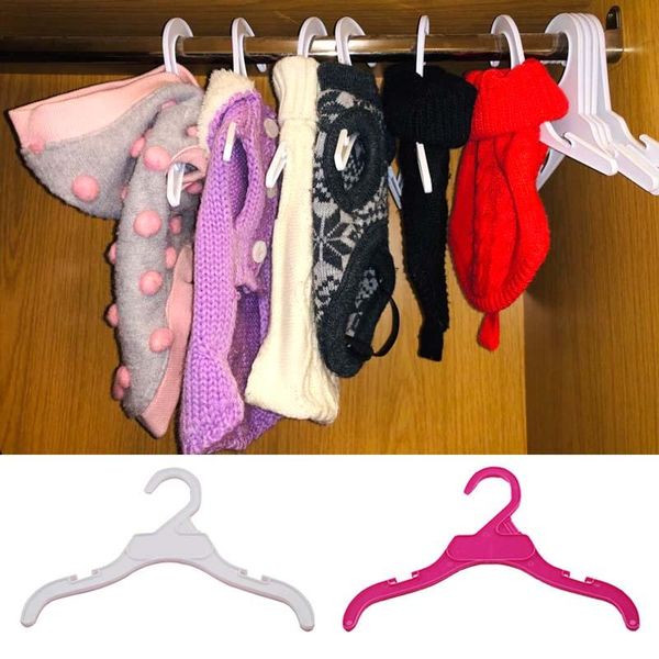 

dog apparel 10pcs /set pet clothes storage cat rack dogs coat hanger plastic puppy big s/l supplies