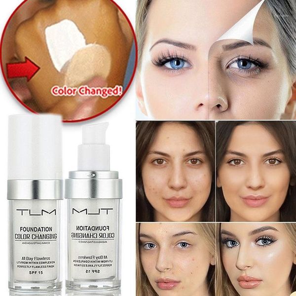 

color changing foundation long-lasting concealer full coverage liquid mineral face makeup base matte cream1