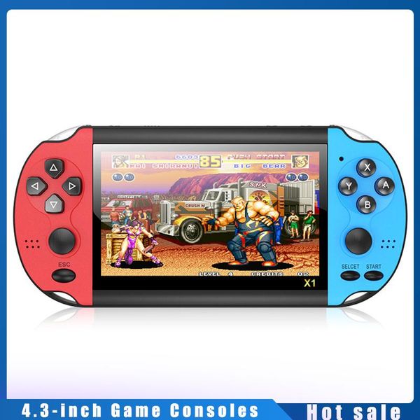 

portable game players 4.3-inch video consoles handheld retro nostalgic dual rocker mini arcade 8g built-in 10,000 games