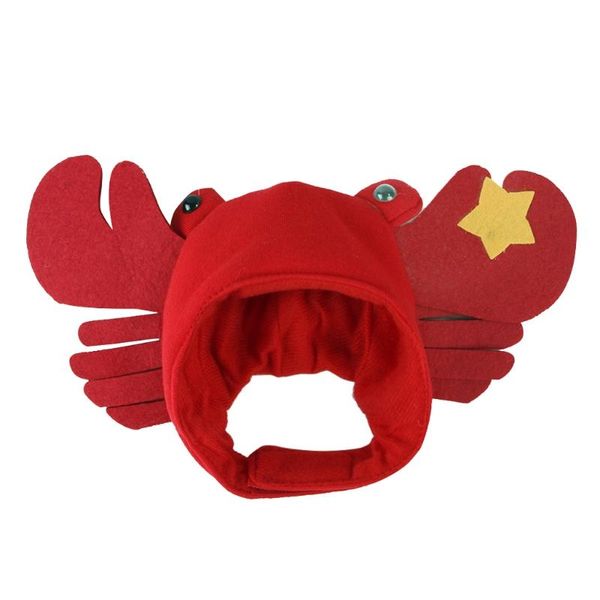 

cat costumes hat crab funny halloween costume dog hats pet puppy props dress headgear holiday decoration