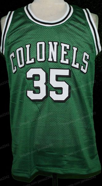 Darel Retro personalizado # Carrier High School Basketball Jersey Mens All Ed Green Number Name Jerseys Tamanho 2xs-6xl