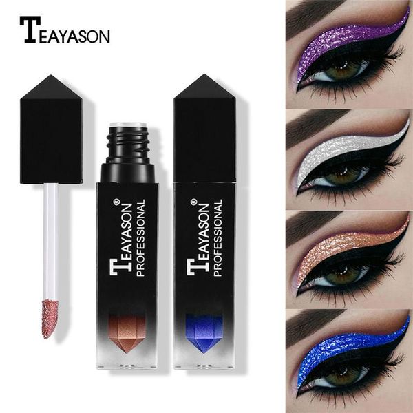 

colorful eyeshadow diamond liquid color pearlescent shiny birthday party large stage makeup eye shadow