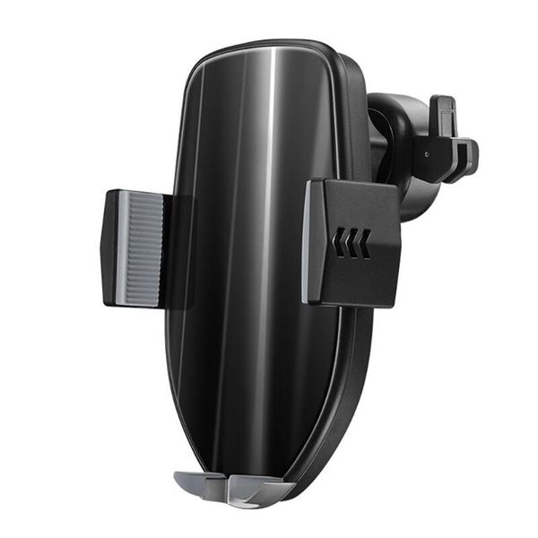 

wireless charging car mobile phone holder stability safety overvoltage short circuit protection 10w air vent mount support cell mounts & hol