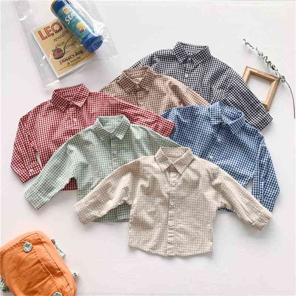 

autumn arrival girls long sleeve plaid blouses kids cotton blouse 210528, White;black