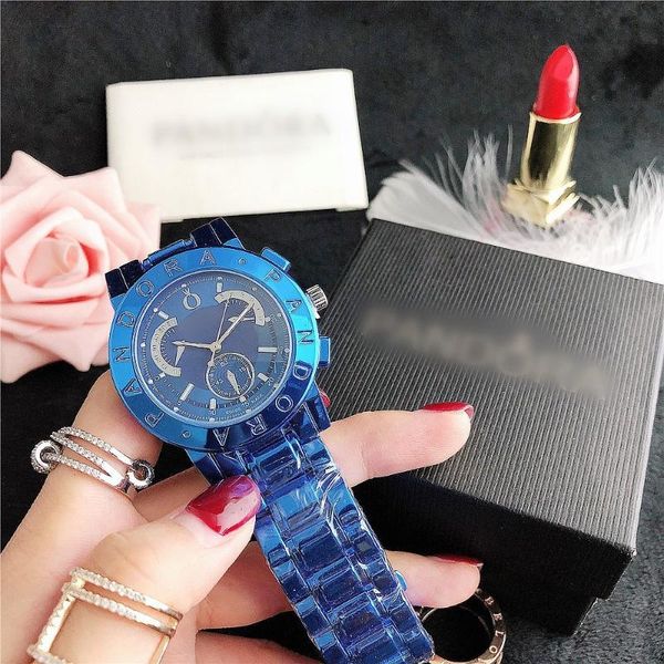 

wristwatches explosive fashion quartz watch ladies starry sky steel band magnet girl blue bracelet, Slivery;brown