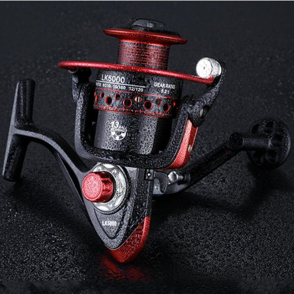 

baitcasting reels 13bb fishing reel spinning wheel bream lk2000-7000 series full mental carp saltwater