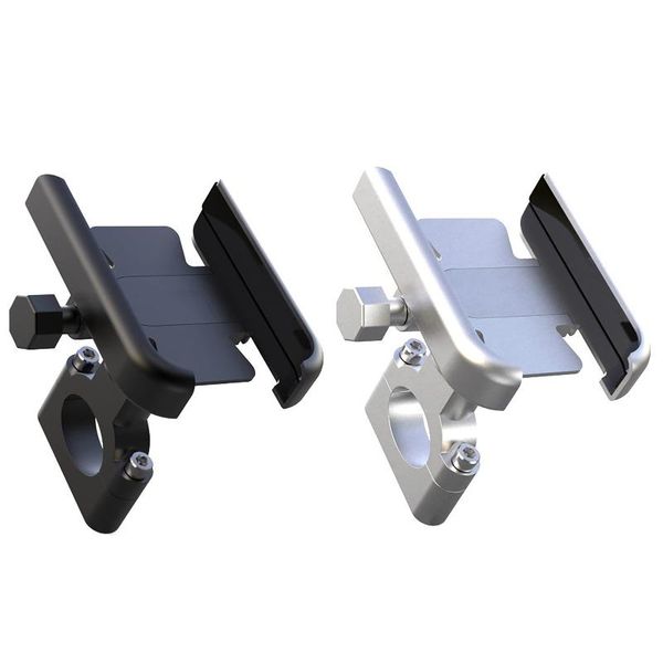 

car & truck racks bicycle phone holder cnc motorcycle handlebar mobilephone support aluminum alloy 360 rotation mtb road bike mount accessor