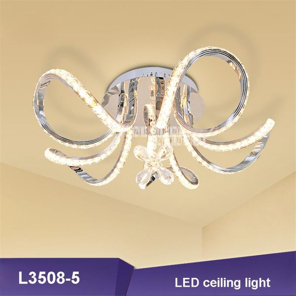 

ceiling lights l3508-5 led art flowers crystal lamp european-style home modern light for living room bedroom lighting 110v/220v 65w