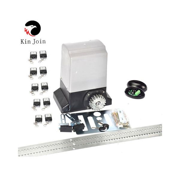 

sliding gates motor 1000kg + 2 remote 4 meters of gear rack outdoor waterproof gearwheel driven accessory kit fingerprint access control